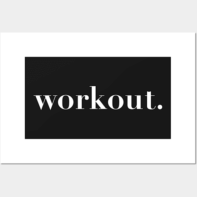 Workout Period Wall Art by CityNoir